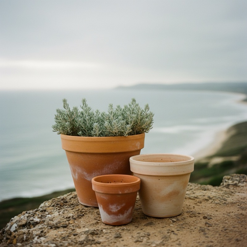 Coastal Clay Pot Set